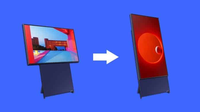 Samsung predáva vertikálnu TV. Je vhodná pre smartfóny a podporuje AirPlay 2.