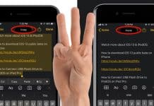 Návod: Používajte gesta pre funkciu "kopírovať a prilepiť" na vašom iPhone.