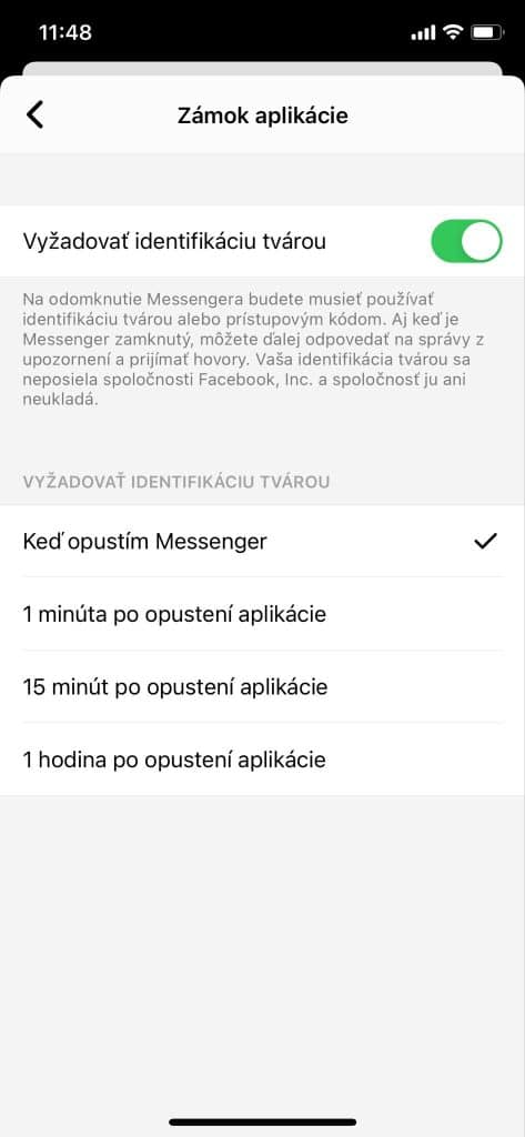 Messenger si konečne môžete zabezpečiť pomocou Face ID alebo Touch ID. 