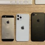 iPhone 12 (5,4") - porovnanie rozmerov s iPhonom 5.