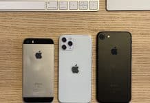 iPhone 12 (5,4") - porovnanie rozmerov s iPhonom 5.