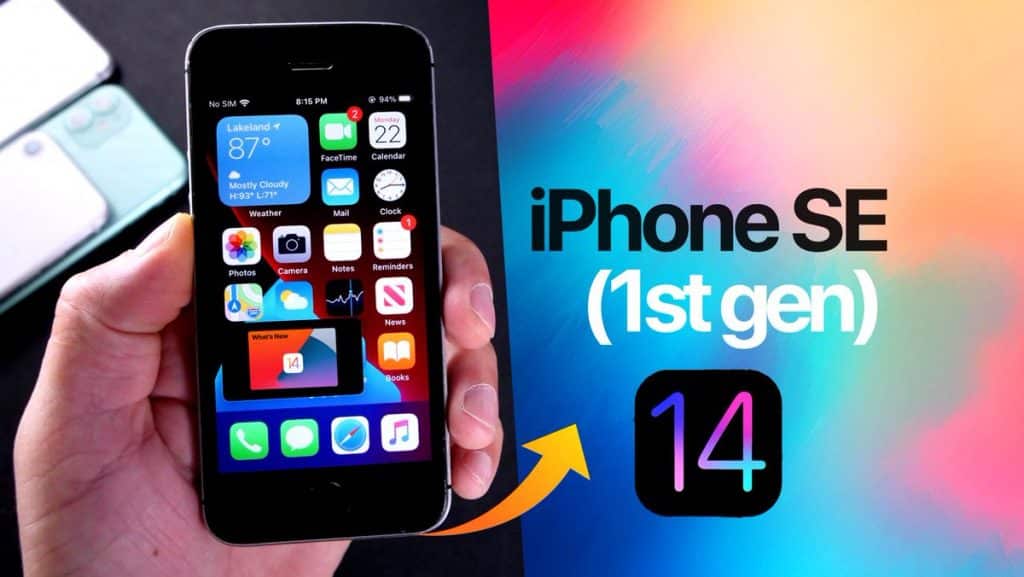 Pozrite sa ako vyzerá iOS 14 na iPhone SE prvej generácie.