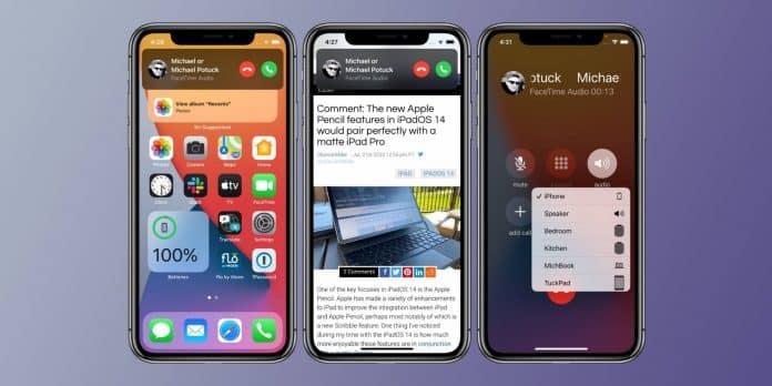 iOS 14 a telefonovanie. Pozrite sa ako vyzerá nové špičkové rozhranie!