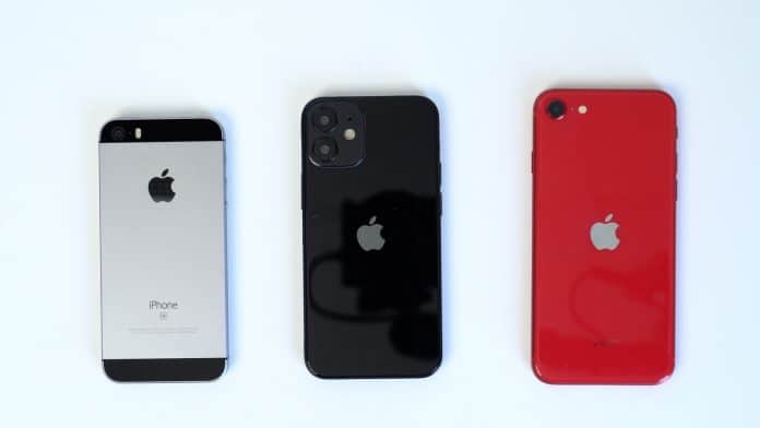 iPhone 12 (5,4") vs. iPhone SE vs. iPhone SE 2. generácie