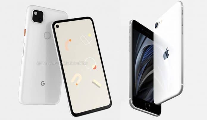 Google Pixel 4a - Takto vyzerá konkurencia pre iPhone SE 2. generácie.