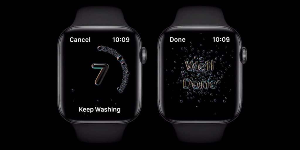 Apple Watch umývanie rúk