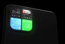 koncept iPhonu 12 s displejom