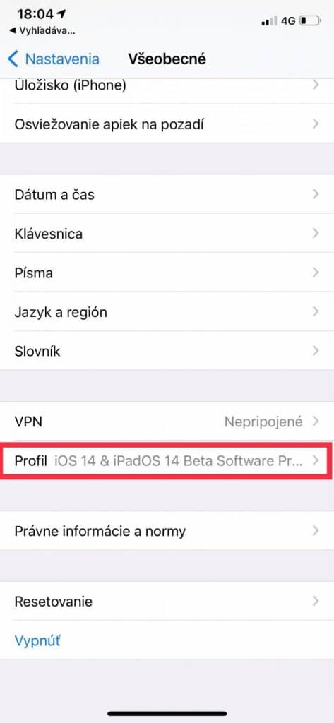 Návod: Ako prejsť z beta verzie na oficiálnu verziu iOS 14?