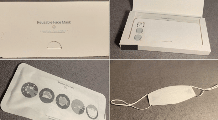 Unboxing ochranného rúška od spoločnosti Apple