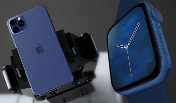 Modré Apple Watch Series 6