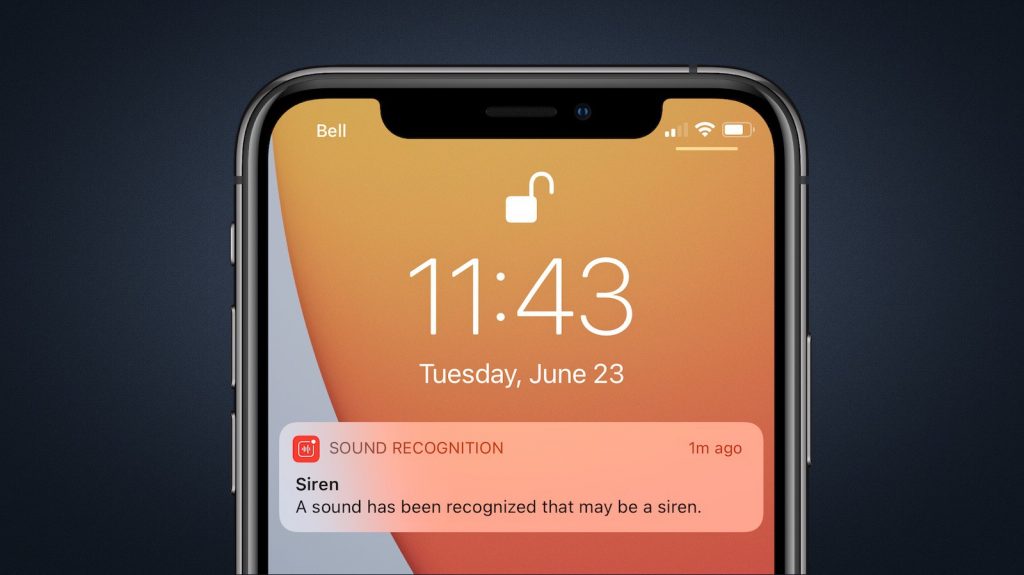 Ropoznávanie zvukov iOS 14