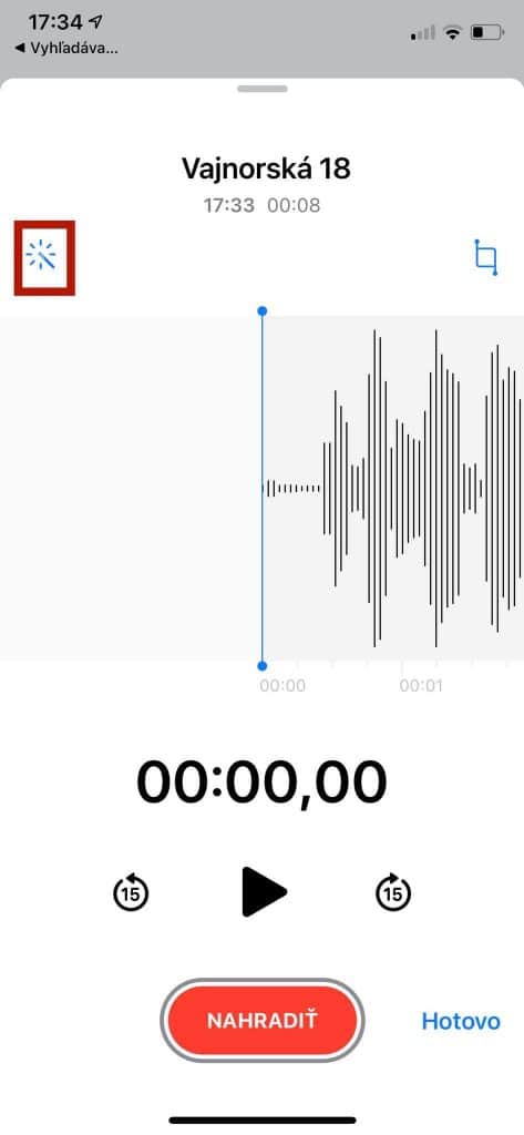Návod: Ako v iOS 14 zvýšiť kvalitu nahrávky v aplikácii Diktafón.