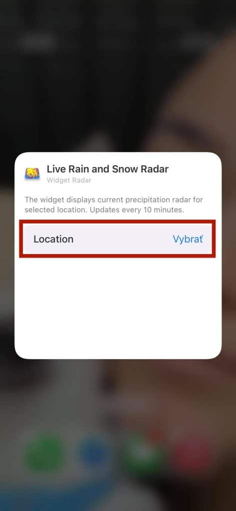 iOS 14 - Weather Radar Widget