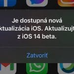 Pravdepodobne ste neprešli z iOS 14 beta na plnú verziu