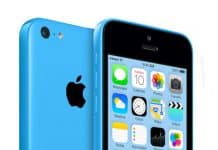 iPhone 5C v modrej farbe