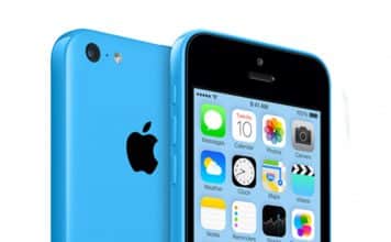 iPhone 5C v modrej farbe