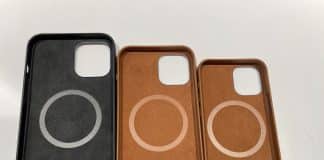 iPhone 12 a uniknuté kožené púzdra