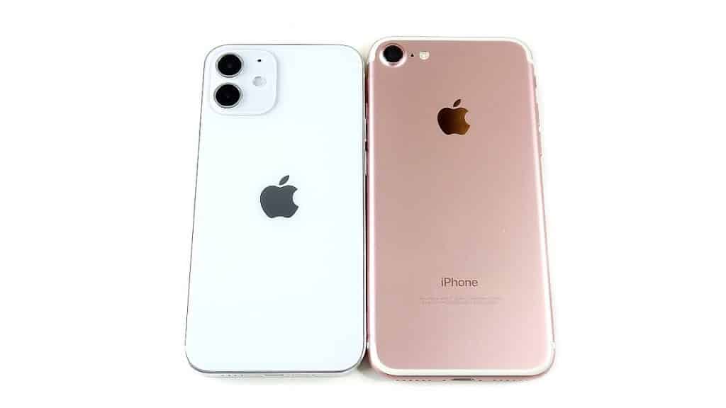 iPhone 12 mini vs iPhone 7