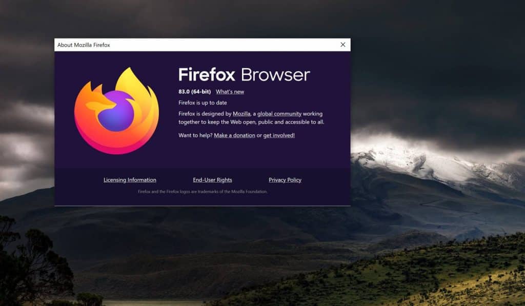 Mozilla vydala Firefox 83 pro macOS. Čo je nové? 