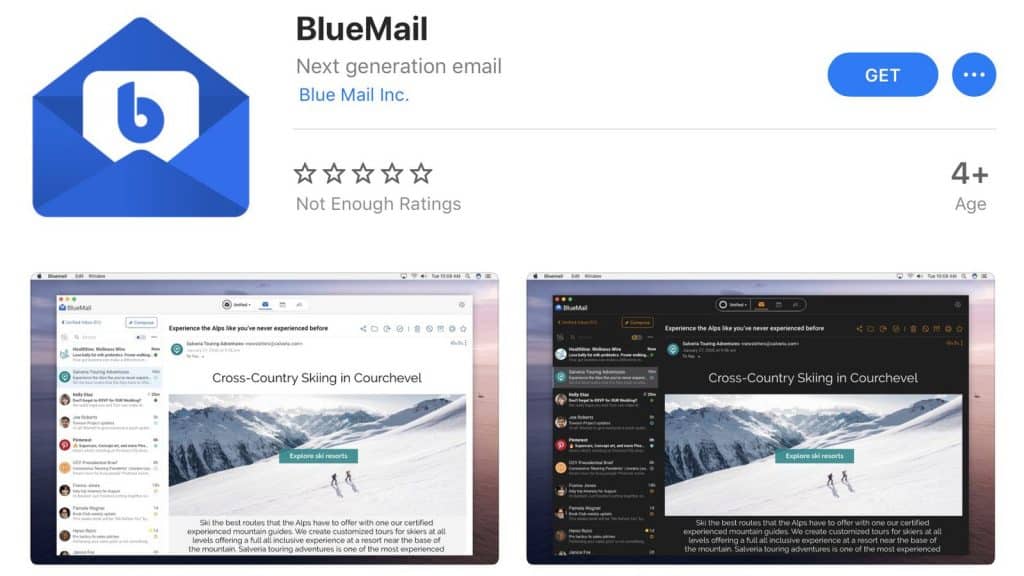 BlueMail bol právom odstránený z Mac App Store