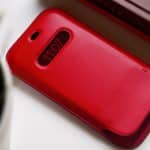 Púzdro Leather Sleeve pre iPhone 12 naživo