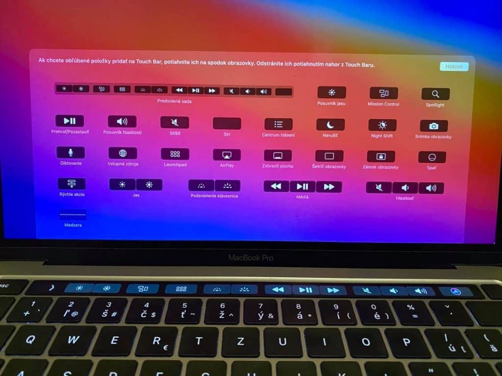 5 tipov, pomocou ktorých si prispôsobíte Touch Bar na MacBooku Pro