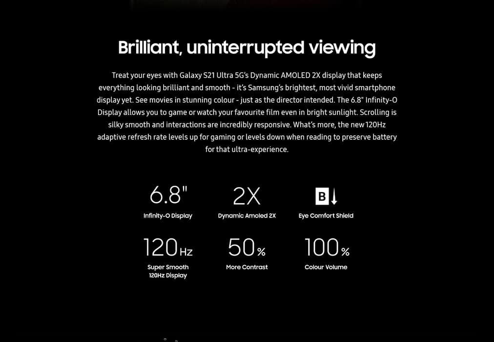 Samsung Galaxy S21 unikol na internet