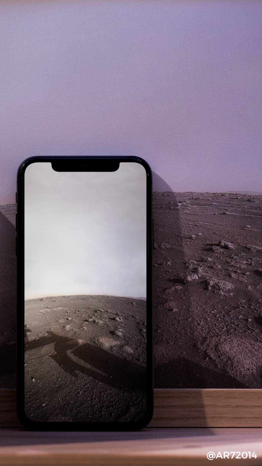 iPhone s vesmírnym pozadím