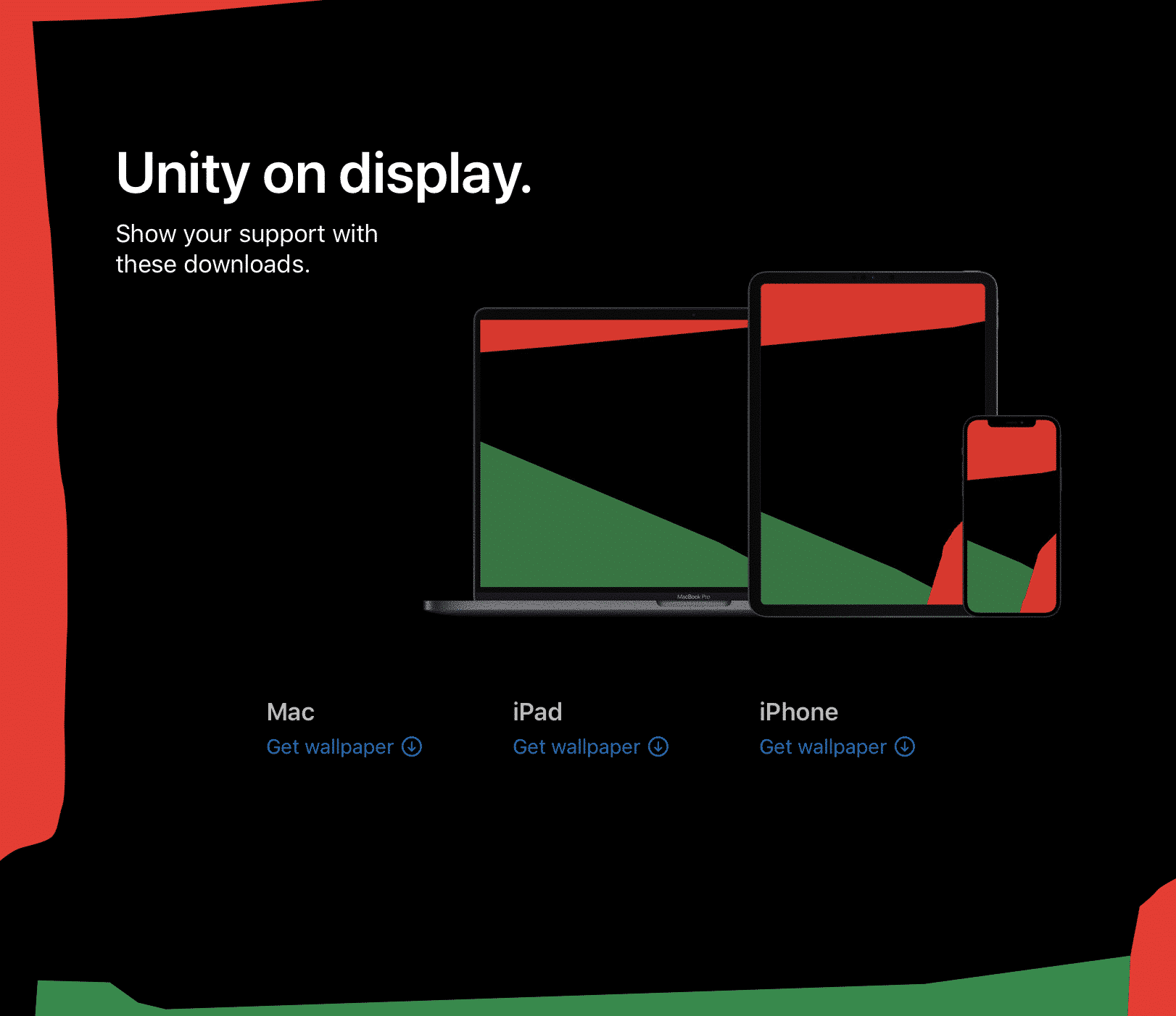 Stiahnite si pozadia Unity do vášho iPhonu, iPadu alebo Macu