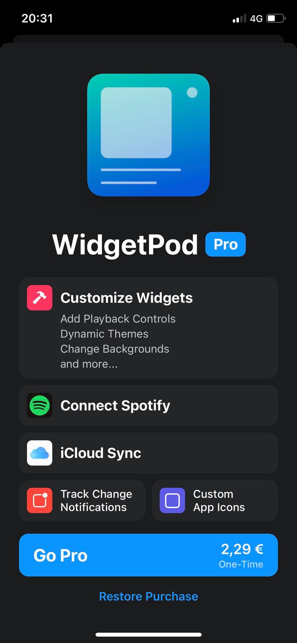 Tip: Tento widget vám umožní ovládať hudbu cez Apple Music a Spotify