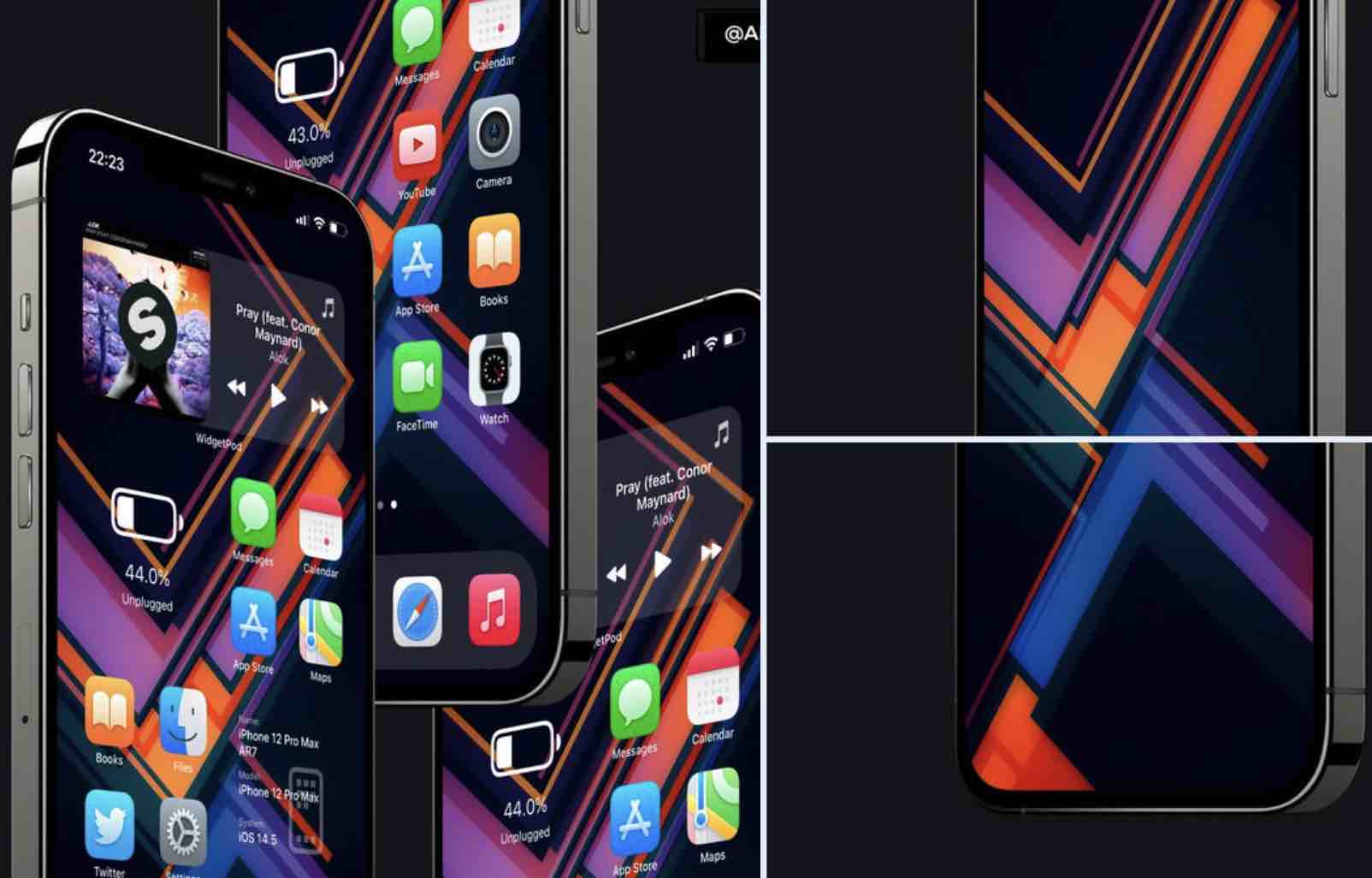 Stiahnite si nové farebné geometrické pozadie na váš iPhone