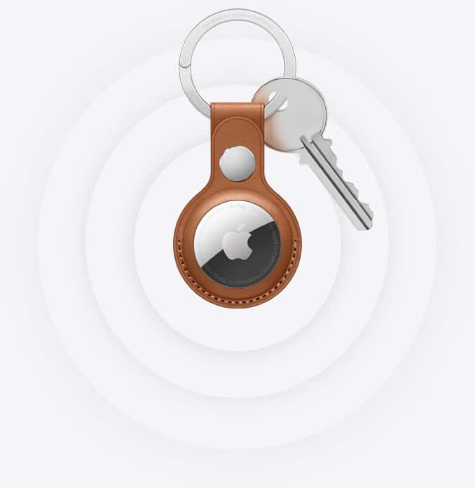 Key Tag Apple airtag-attached-to-keys - Svetapple.sk