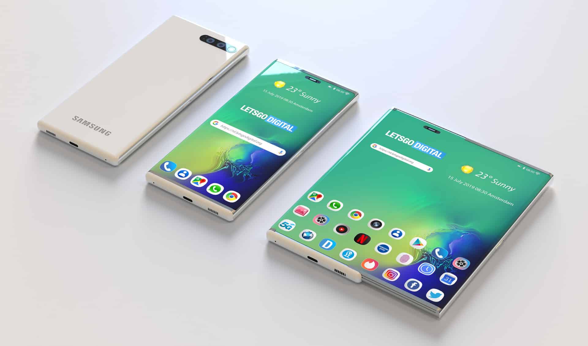Samsung pripravuje svoj prvý rolovateľný smartfón, ktorý bude predstavený pravdepodobne už v roku 2022. Jeho názov bude buď Samsung Galaxy Z Slide alebo Z Roll.