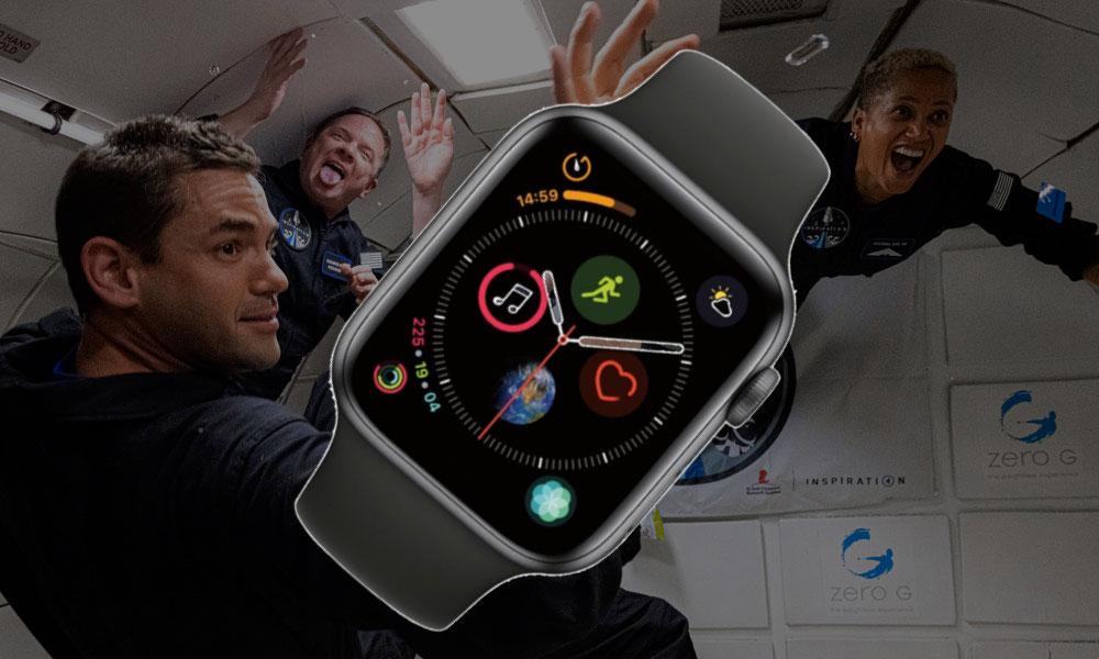 Apple Watch vesmír spacex inspiration 4
