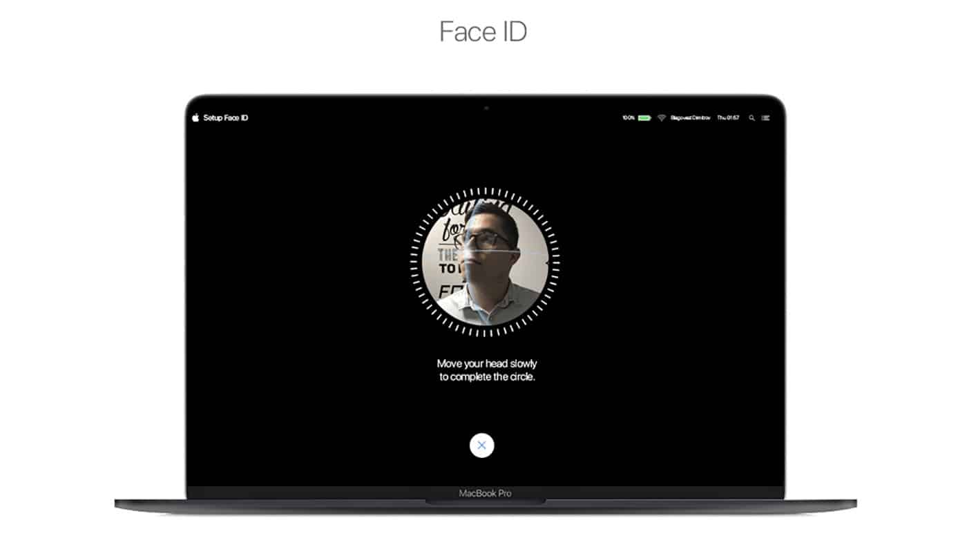 MacBook Face ID