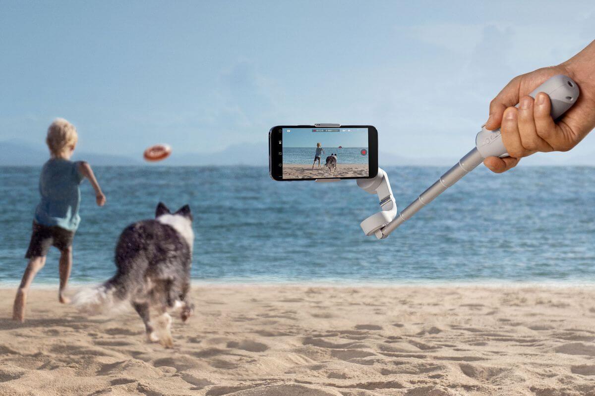 Selfie tyč na DJI OM5 pridáva novinke doposiaľ nepoznané možnosti kreativity pri tvorbe záberov