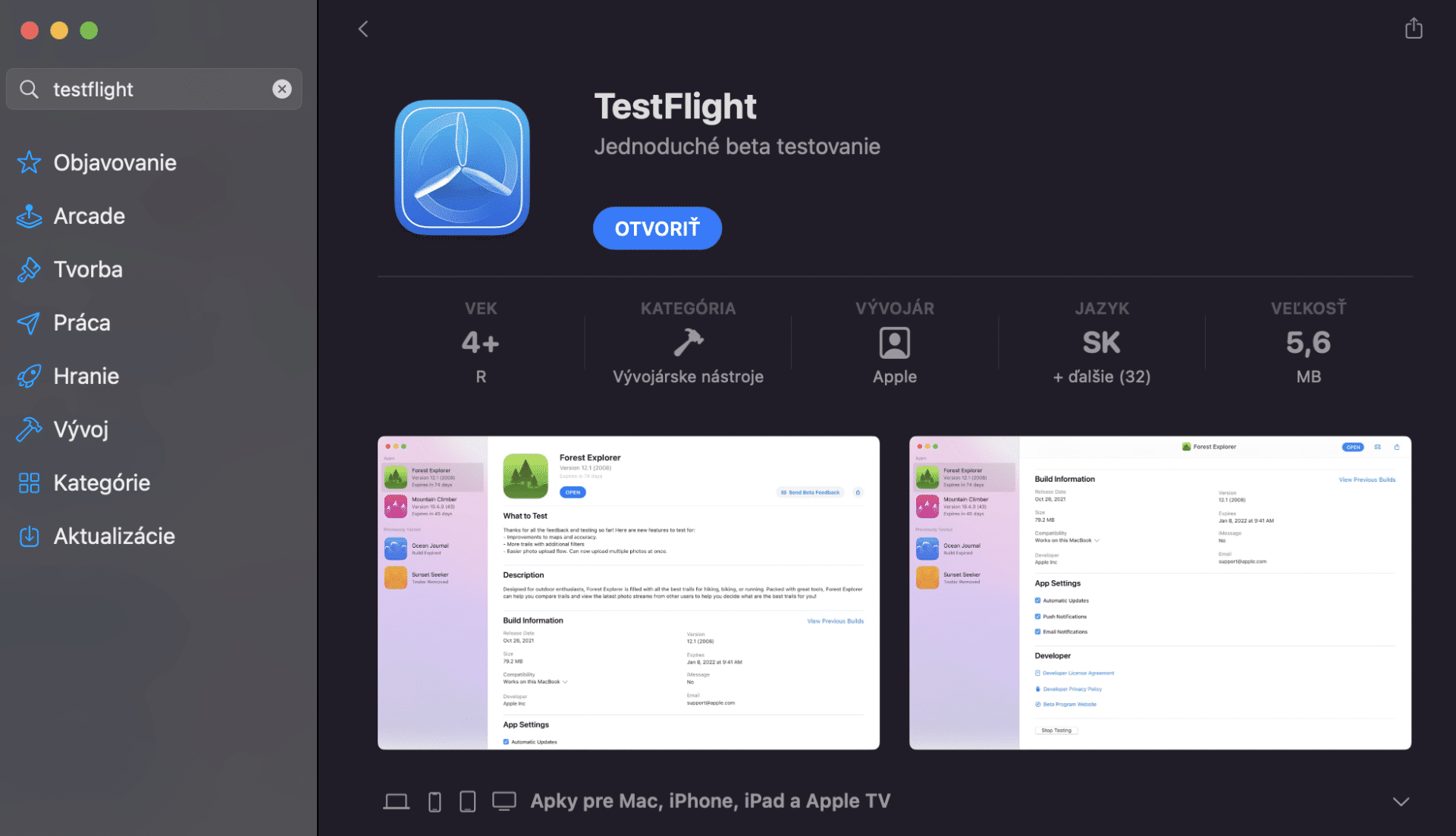 TestFlight macOS