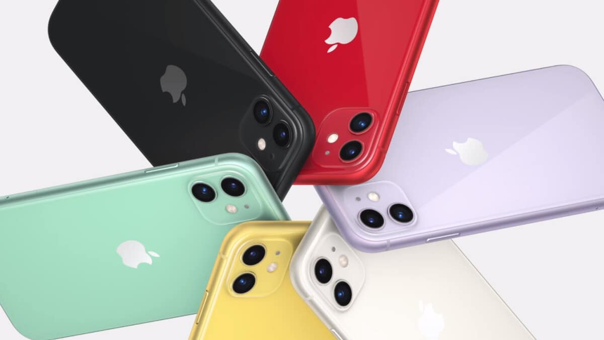 iPhone 11 vo viacerých farbách