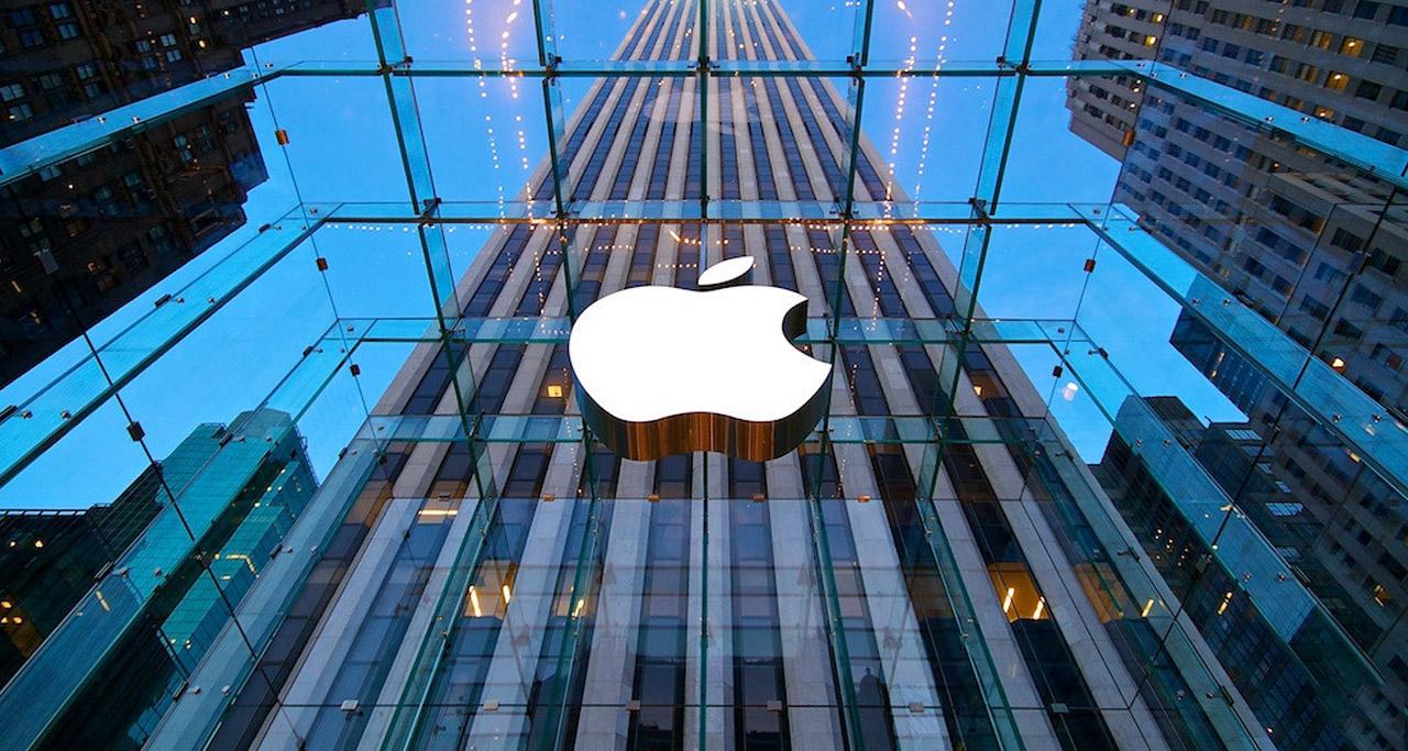 Apple logo new york apple store