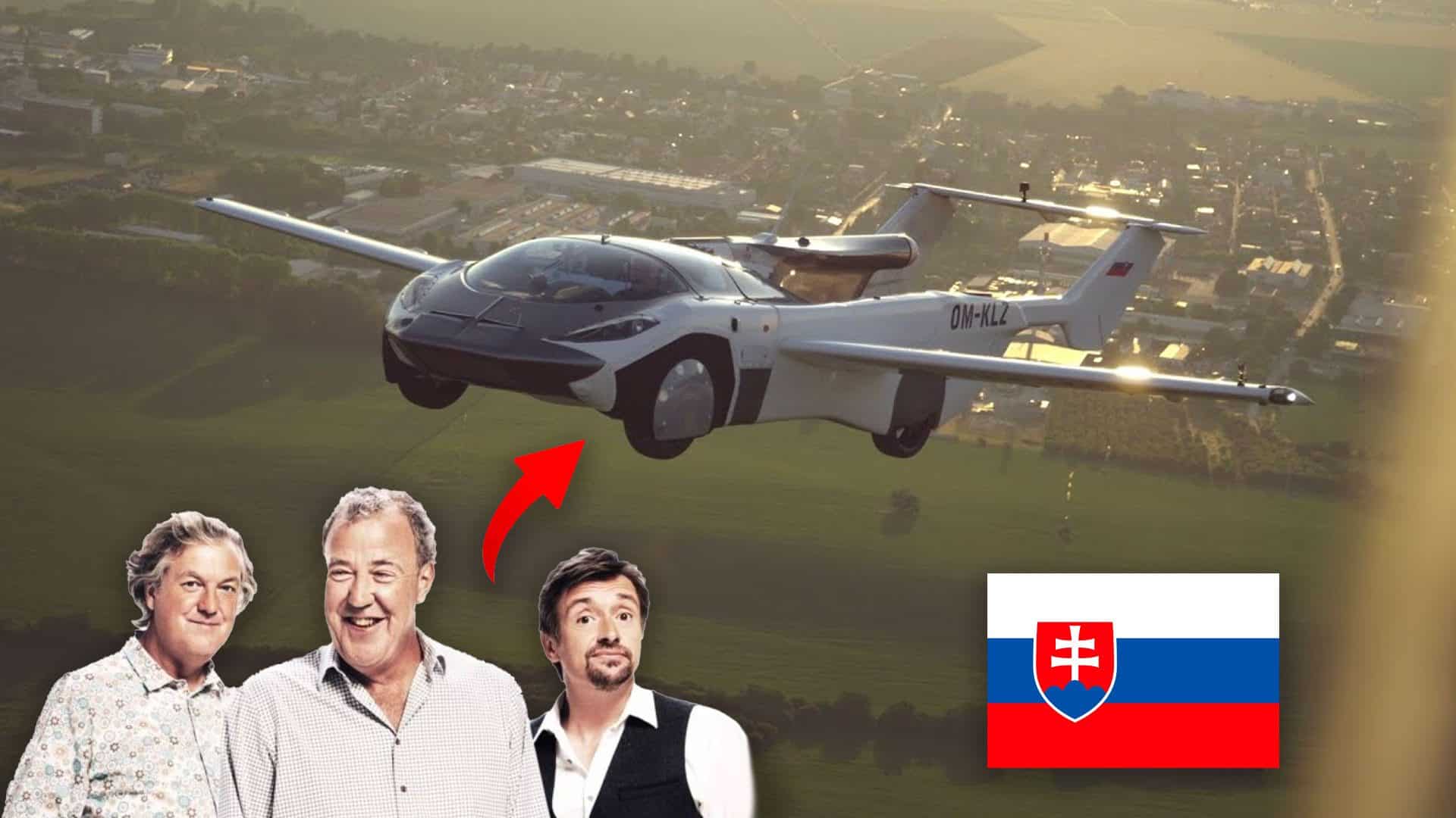 Lietajúce auto zo slovenska bude v the grand tour