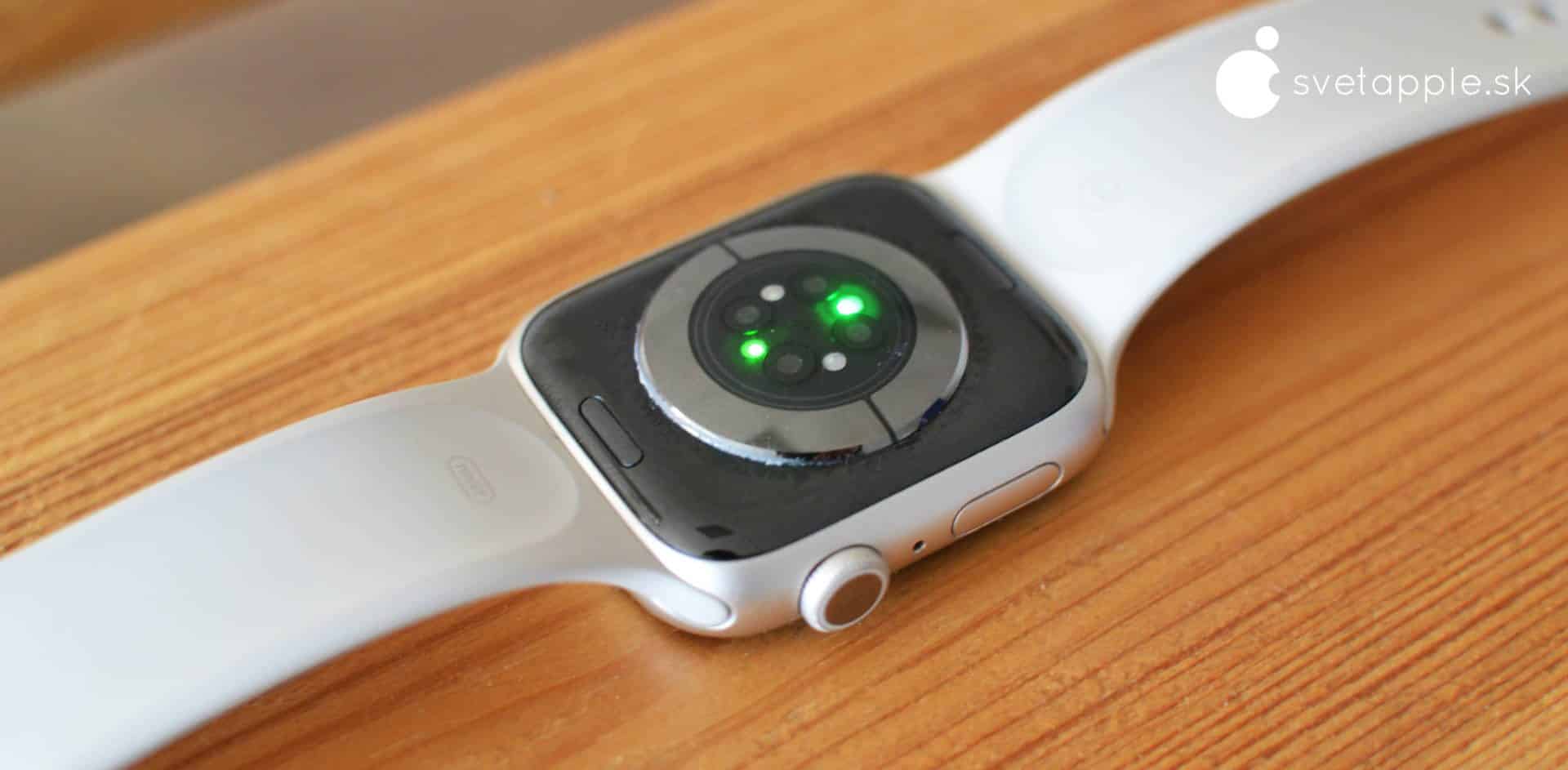 Apple Watch Series 7 senzory na zadnej strane