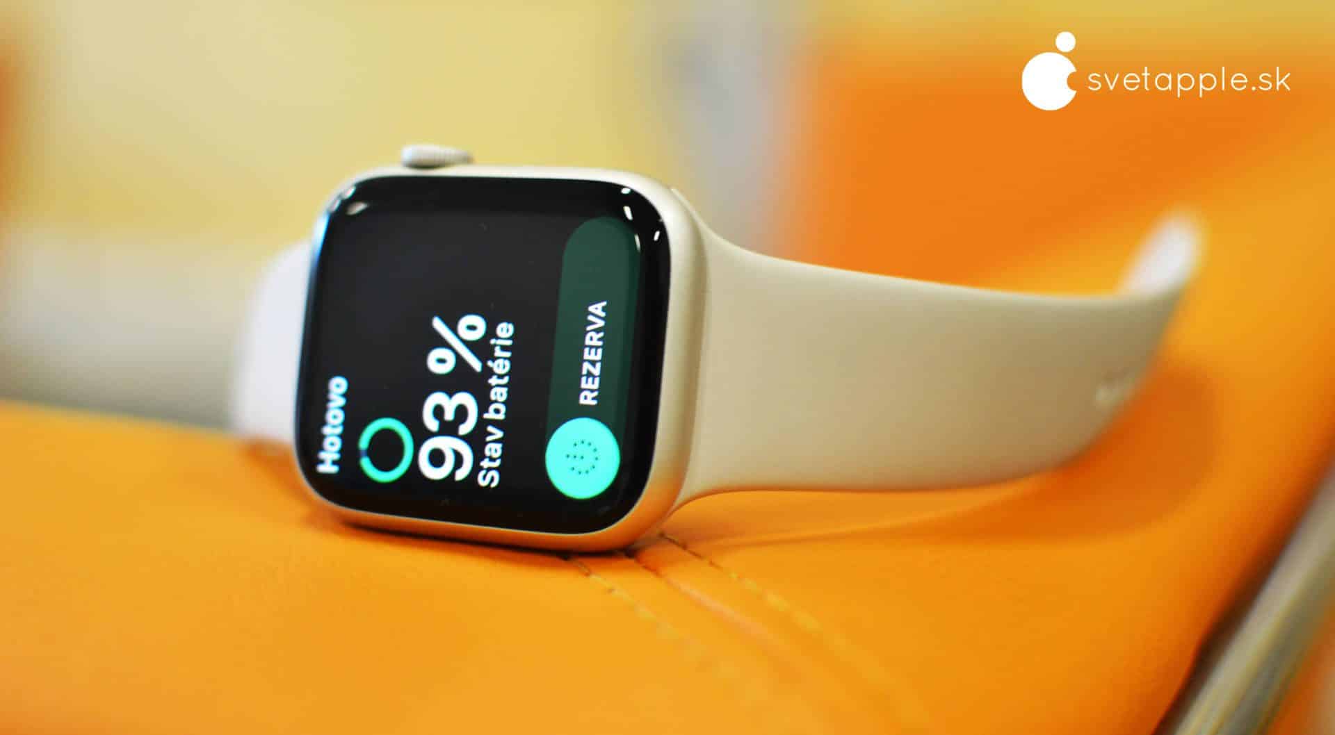 Apple Watch Series 7 a výdrž batérie