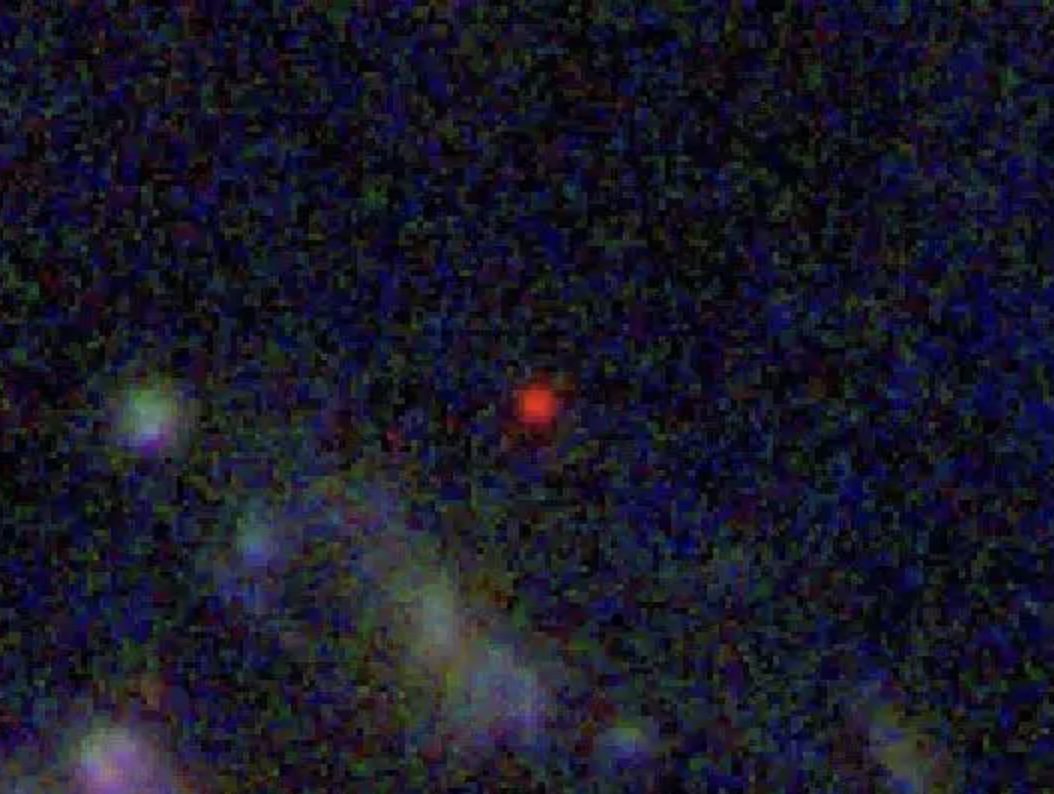 Červená škvrna, ktorú zachytil vesmírny teleskop Jamesa Webba, je zrejme najstaršou galaxiou, aká bola kedy pozorovaná.
