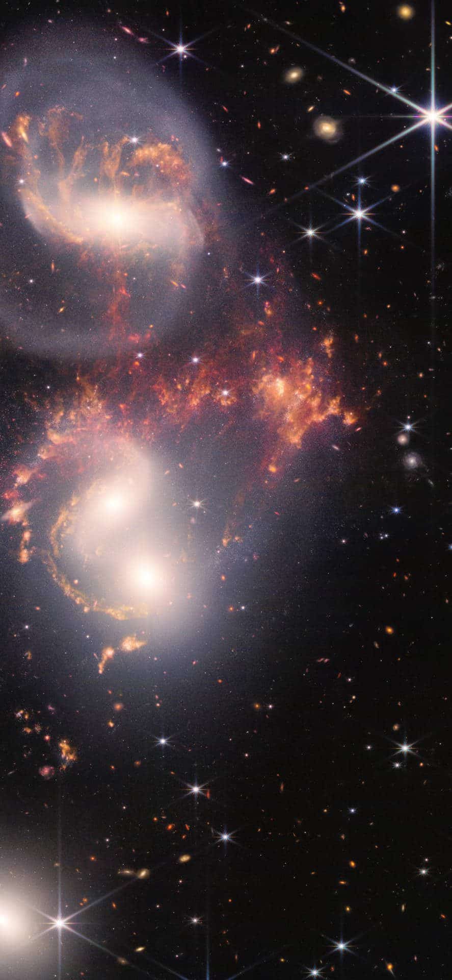 Obrázok ako pozadie pre iPhone z teleskopu Jamesa Webba