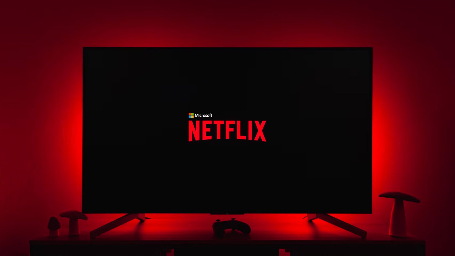 Netflix a Microsoft na obrazovke televízora