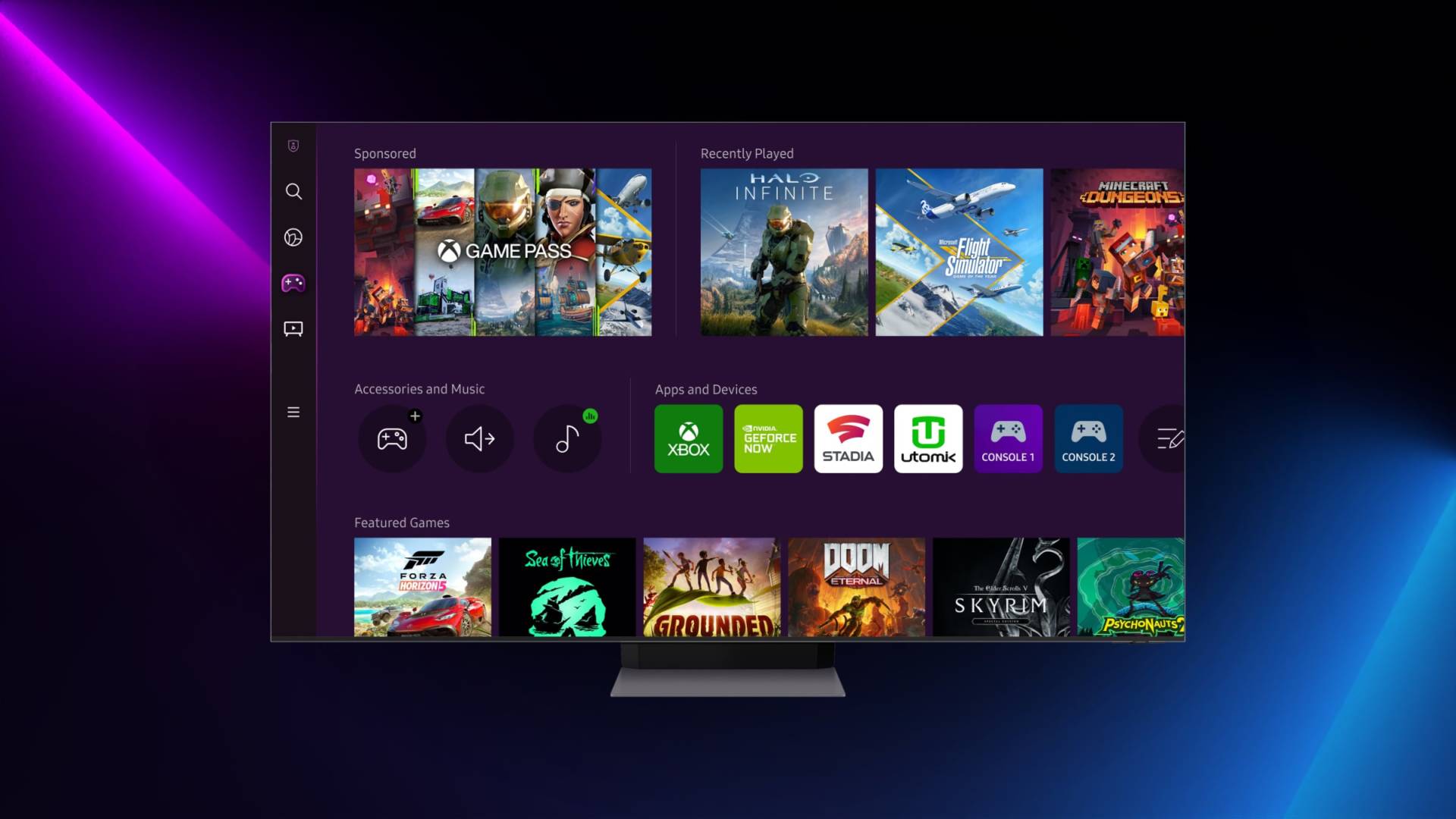 Aplikácia Xbox pre Samsung Smart TV