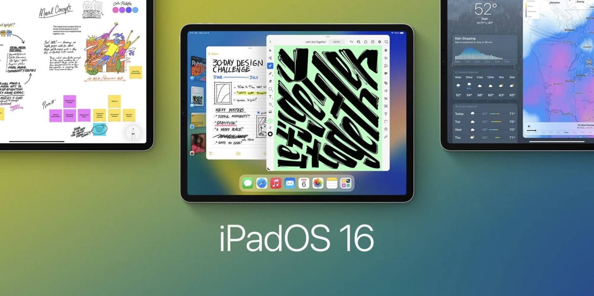 Apple a jeho iPad s operačným systémom iPadOS 16 a funkciou Stage Manager