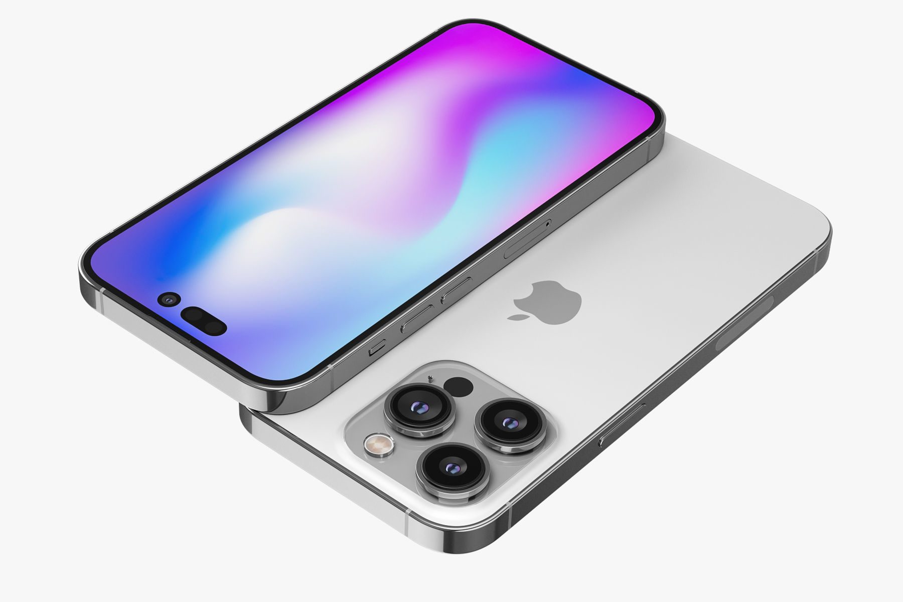 iPhone 14 Pro v striebornej farbe