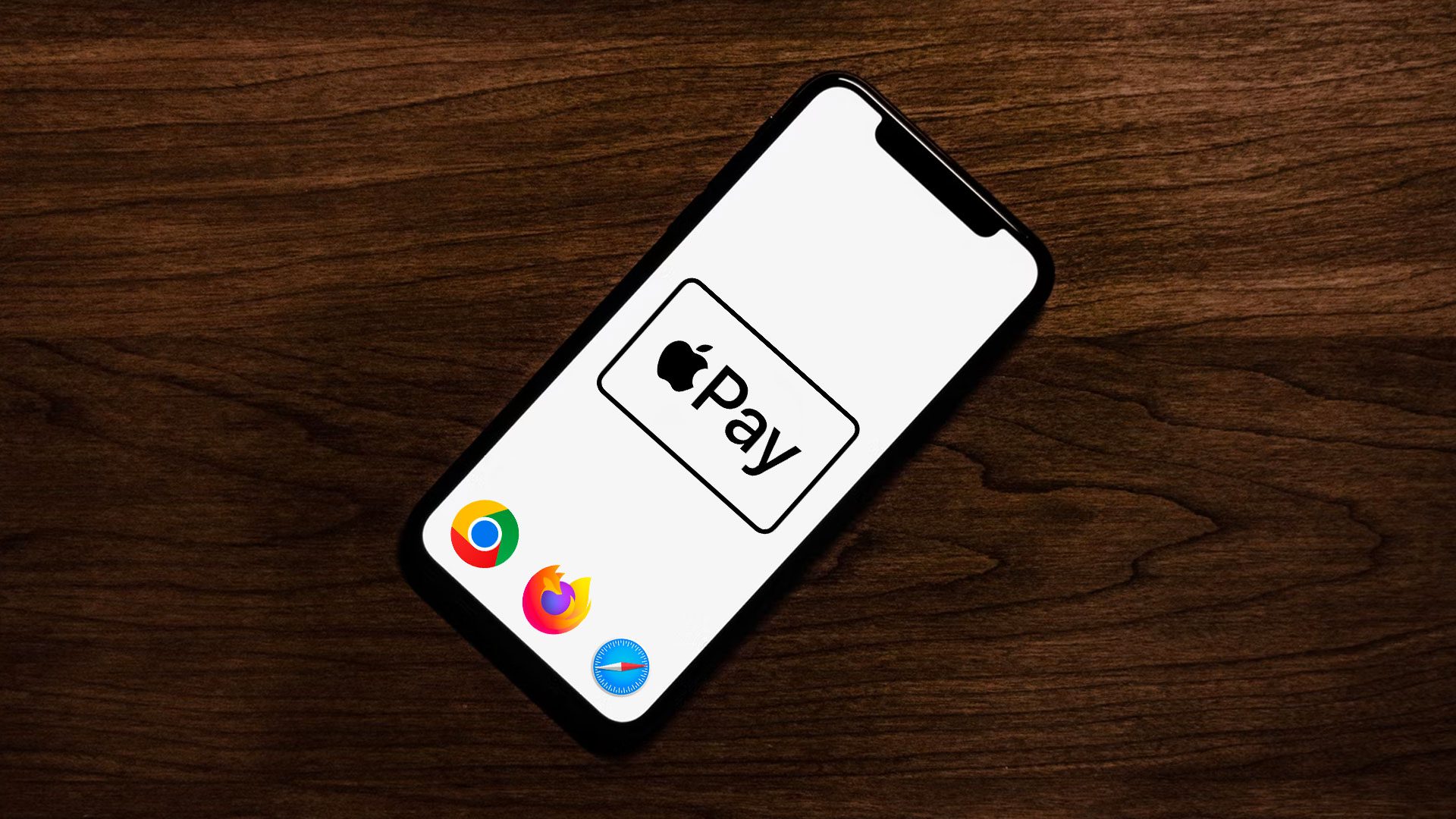 Apple Pay iphone a prehliadače chrome, safari a firefox