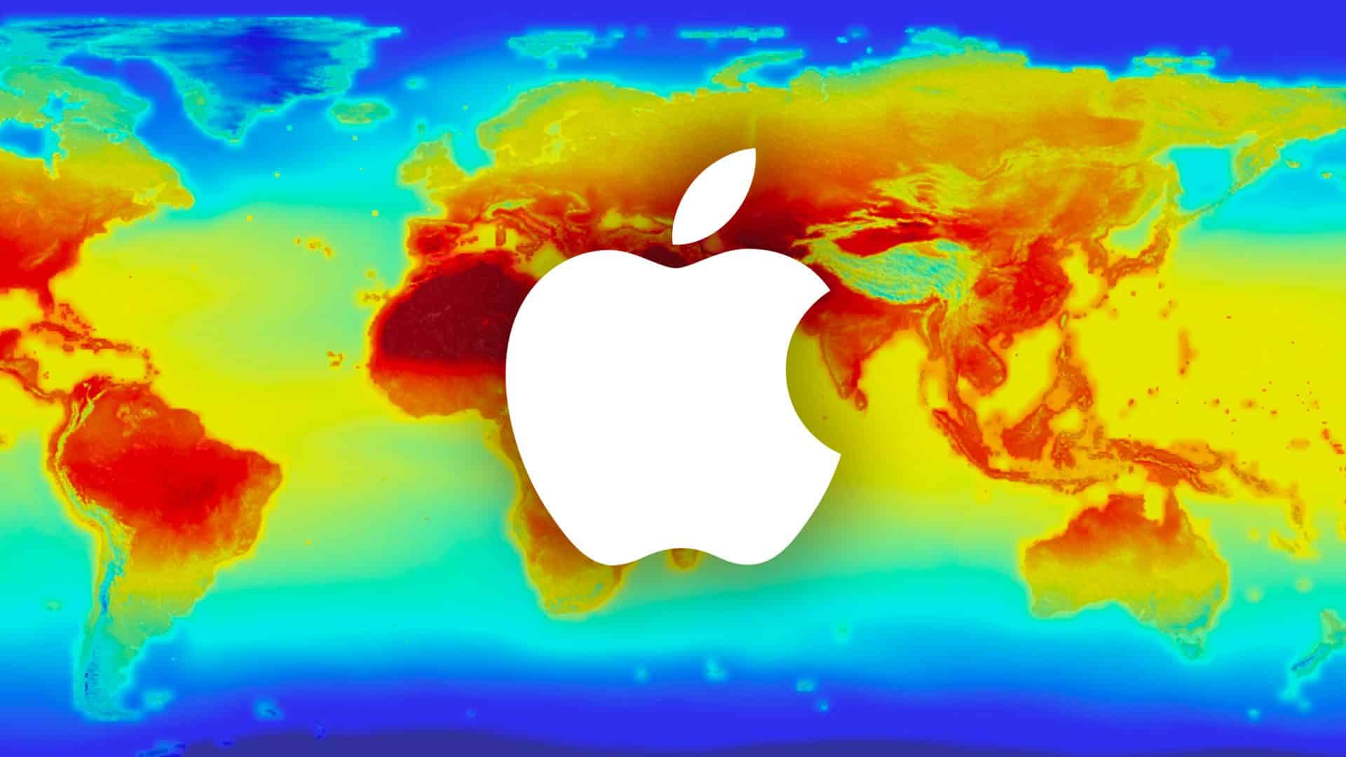 Globálne otepľovanie mapa Apple